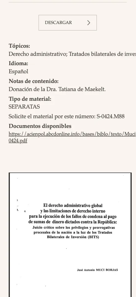 Sección de archivo documental